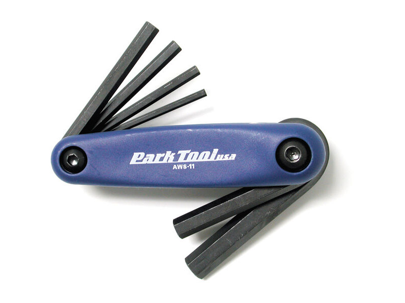 PARKTOOL AWS10C - fold-up hex wrench set: 1.5 to 6 mm click to zoom image