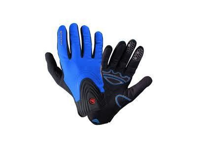 ENDURA Windchill Full Finger Cycling Gloves S Blue  click to zoom image