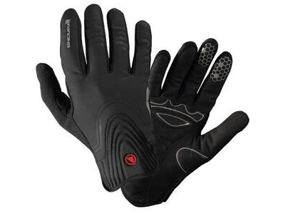 ENDURA Windchill Full Finger Cycling Gloves S Black  click to zoom image